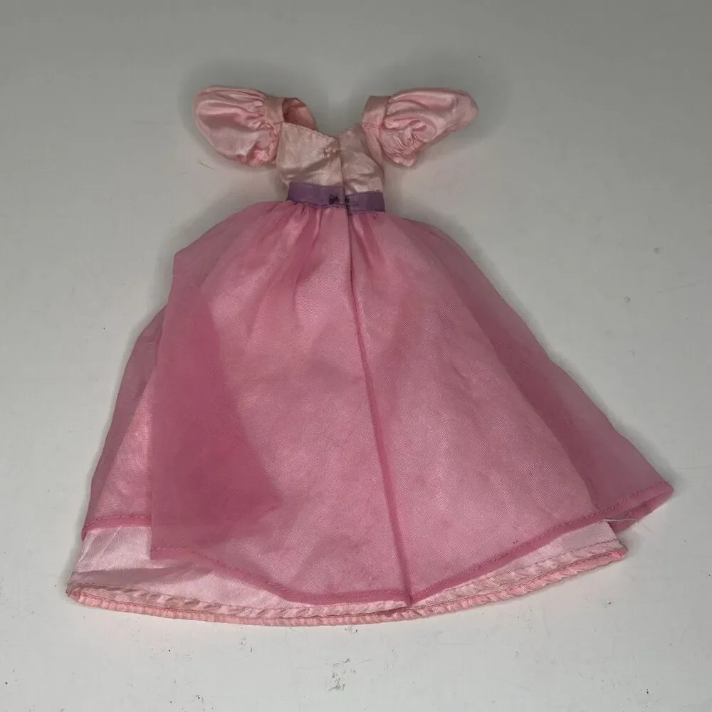 Vintage 1984 Barbie Wedding Party Bridesmaid Dress #7967 Pink Gown